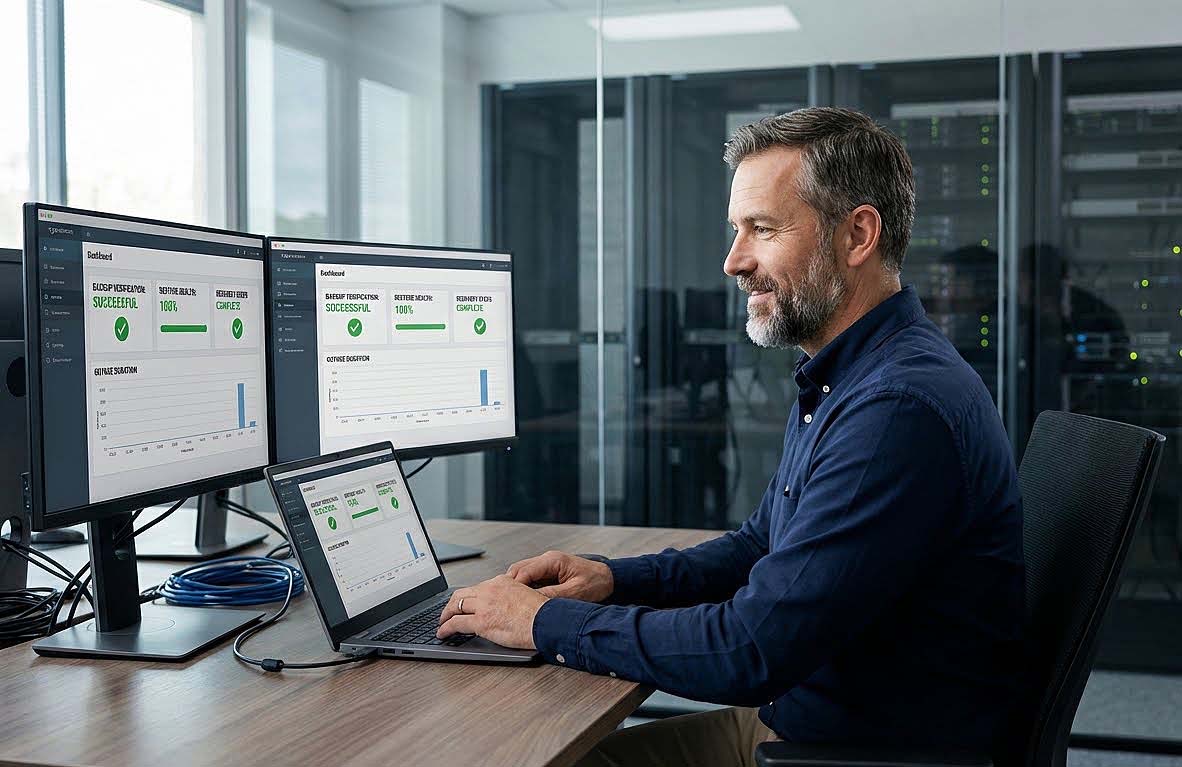 Backup and disaster recovery support for business IT systems